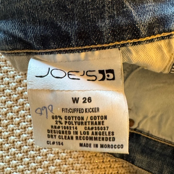 Joe's Cuffed Kicker Distressed Jeans - Picture 5 of 5